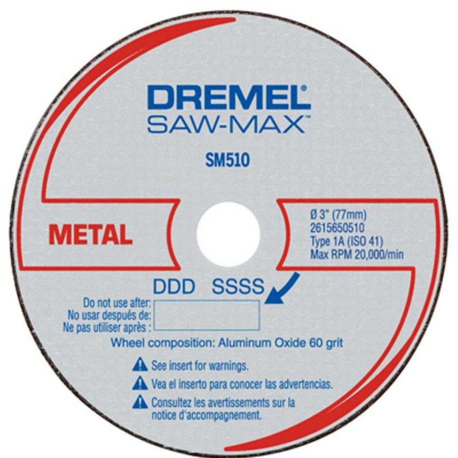 Accessories * | 3 Piece 3 In. Saw-Max Metal Cut-Off Wheel Dremel New Products