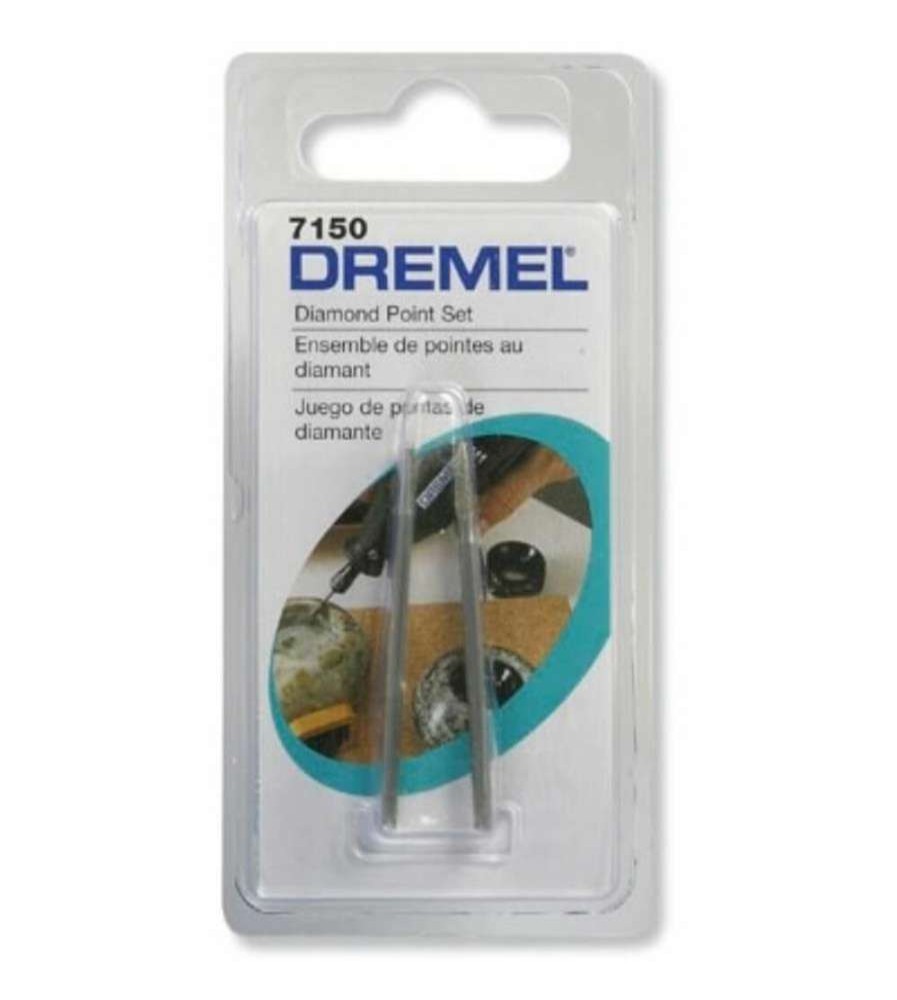 Accessories * | 2 Pc. Diamond Wheel Point Set Dremel Cut Price