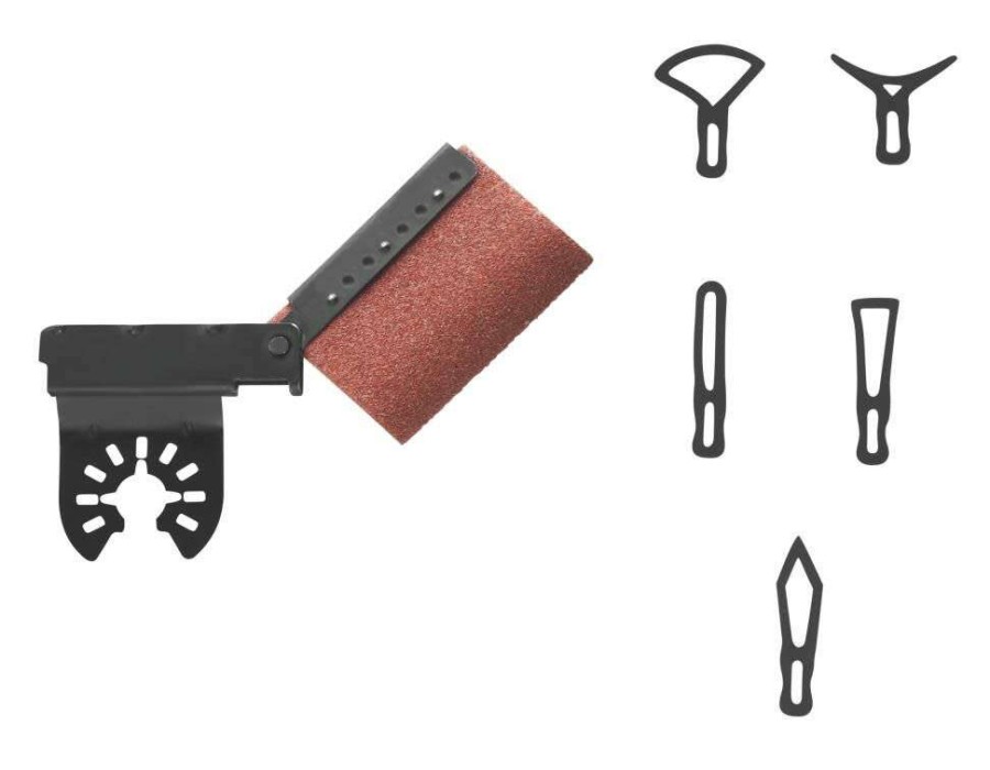 Accessories * | Multi-Max Contour Sanding Accessory Pack Dremel The Varied Pattern