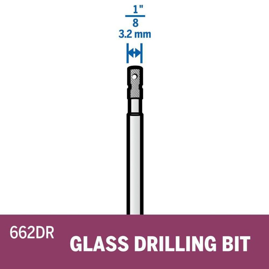 Accessories * | Dremel Glass Drilling Bit Top Selling