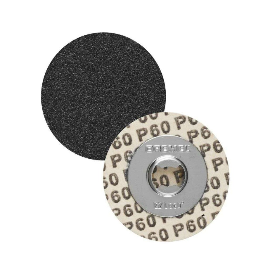 Accessories * | 5 Pc. 1-1/4 In. 60 Grit Ez Lock Sanding Discs Dremel Absolute Quality