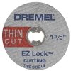 Accessories * | 1-1/2 In. Ez Lock Thin Reinforced Cut-Off Wheel Dremel Discount Sale