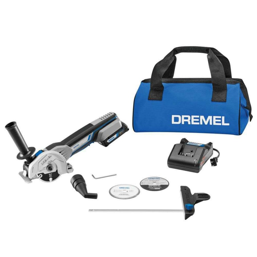 Power Tools * | 20V Cordless Multi-Saw/ Circular Saw Kit Dremel Opening Sales