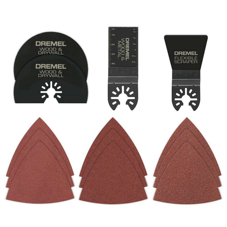 Accessories * | Dremel Multi Max Oscillating Tool Accessory Kit Bargain Sale