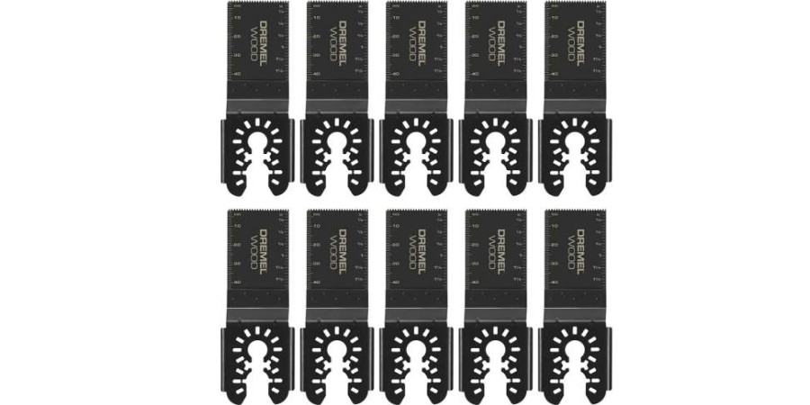 Accessories * | Dremel Universal Dual Interface Wood Flush Cut Blade 10Pc Shoping Model