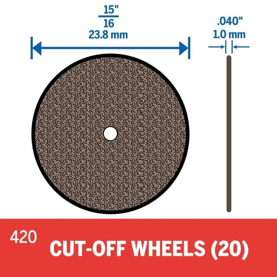 Accessories * | 15/16 In. Cut Off Wheel Dremel Superior Style